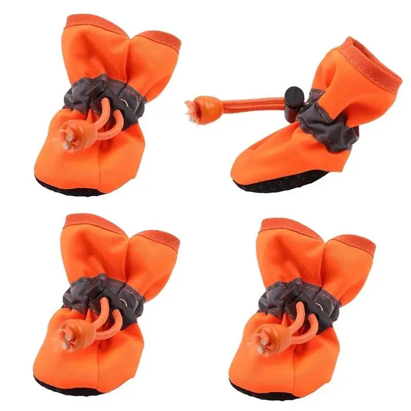 Waterproof Dog Boots Anti-Slip Warm Paw Protectors