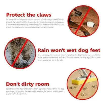 Waterproof Dog Boots Anti-Slip Warm Paw Protectors